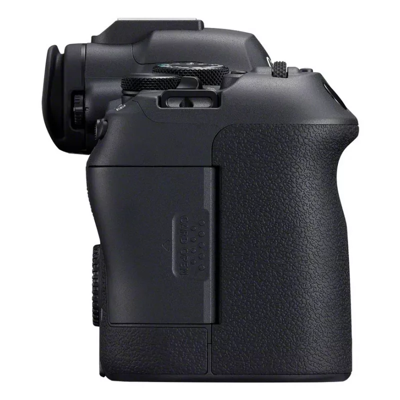 Veidrodinis fotoaparatas Canon EOS R6 Mark II (MILC korpusas) – 24,2 MP, CMOS, 4K vaizdo įrašas, 3 colių liečiamas ekranas, Wi‑Fi, 1/8000 s užraktas, 0,588 kg, juodas