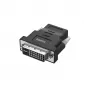 Hama 00200338 lyties keitiklis DVI-D HDMI juodas