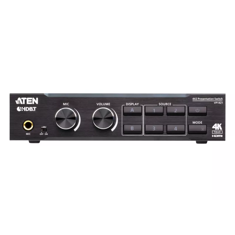 ATEN VP1421 4x2 True 4K prezentacijų matricos jungiklis