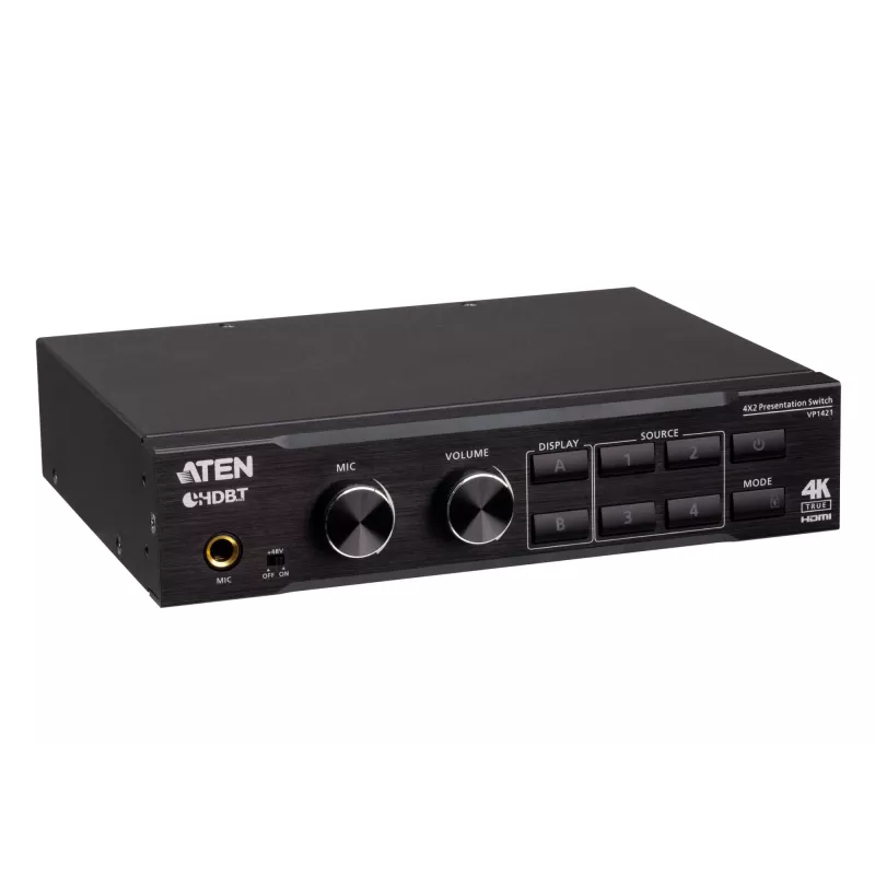 ATEN VP1421 4x2 True 4K prezentacijų matricos jungiklis