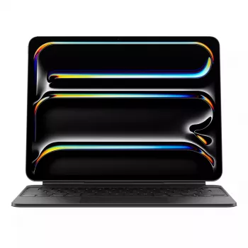 Apple Magic Keyboard iPad Pro 13 colių M4 švediškas QWERTY juodos spalvos belaidė klaviatūra