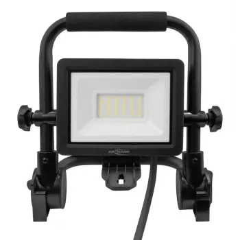 Statybinis prožektorius ANSMANN FL20W-AC 20 W LED, 2200 lm, 230 V, spindulio kampas 110°, laidas 1,8 m, juodas