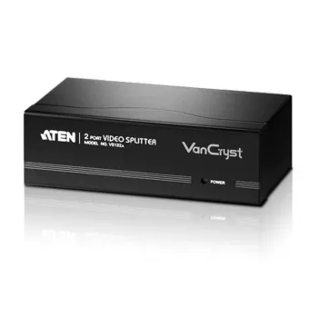 ATEN VanCryst VS132A juodas VGA signalo skirstytuvas, 2 prievadai, 450 MHz