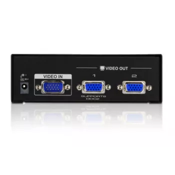 ATEN VanCryst VS132A juodas VGA signalo skirstytuvas, 2 prievadai, 450 MHz