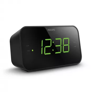 Philips TAR3306/12 radijo laikrodis su FM imtuvu, LED ekranas, juodas
