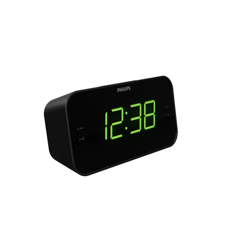 Philips TAR3306/12 radijo laikrodis su FM imtuvu, LED ekranas, juodas