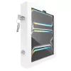Važinėjamas stovas su dėklu iPad Pro 13 colių — RAM Mount Apex Rise Freedom Extended, baltas, tinka M4 ir M5, su 4 raktais