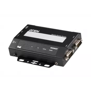 ATEN SN3002 2 prievadų RS-232 saugus įrenginių serveris su PoE