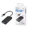 LogiLink USB 3.2 Gen1 4 prievadų USB šakotuvas, juodas, ABS, 5000 Mbit/s