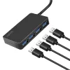 LogiLink USB 3.2 Gen1 4 prievadų USB šakotuvas, juodas, ABS, 5000 Mbit/s