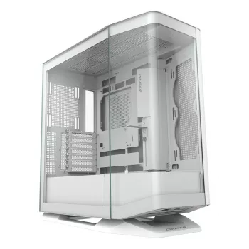 PC Midi Tower korpusas Cougar FV270 — Baltas, ATX/ EATX/ Micro-ITX, 2×3.5 colio + 2×2.5 colio, 120/140 mm ventiliatoriai