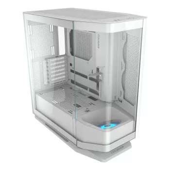 PC Midi Tower korpusas Cougar FV270 — Baltas, ATX/ EATX/ Micro-ITX, 2×3.5 colio + 2×2.5 colio, 120/140 mm ventiliatoriai