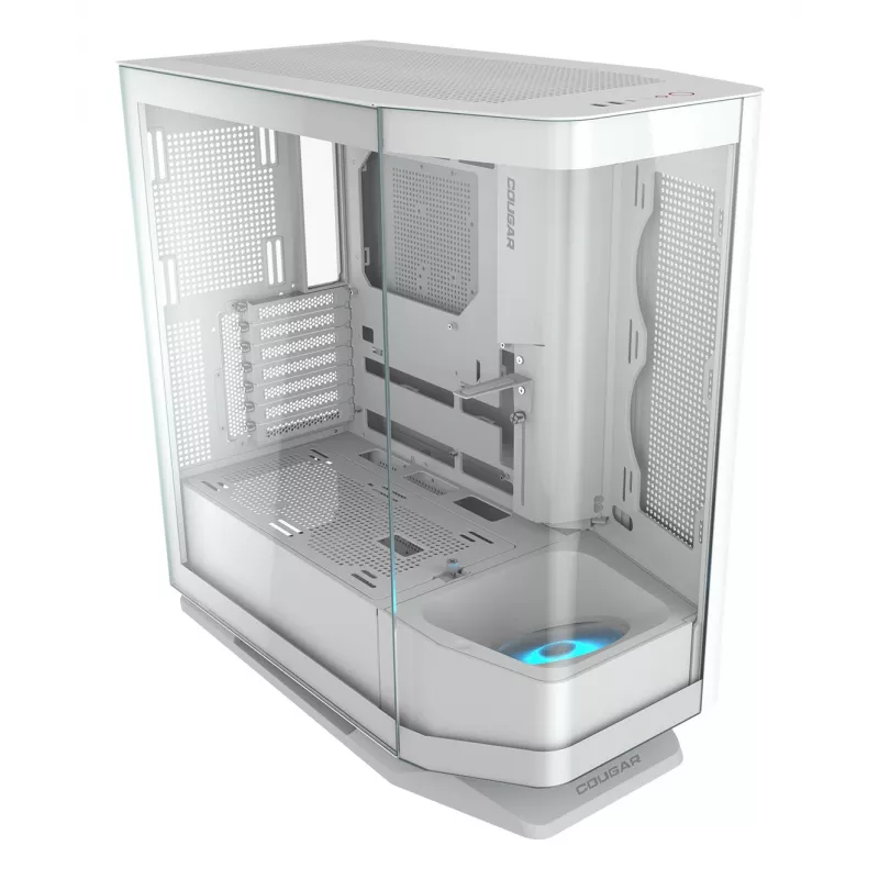 PC Midi Tower korpusas Cougar FV270 — Baltas, ATX/ EATX/ Micro-ITX, 2×3.5 colio + 2×2.5 colio, 120/140 mm ventiliatoriai