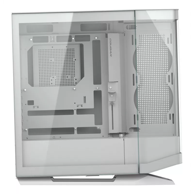 PC Midi Tower korpusas Cougar FV270 — Baltas, ATX/ EATX/ Micro-ITX, 2×3.5 colio + 2×2.5 colio, 120/140 mm ventiliatoriai