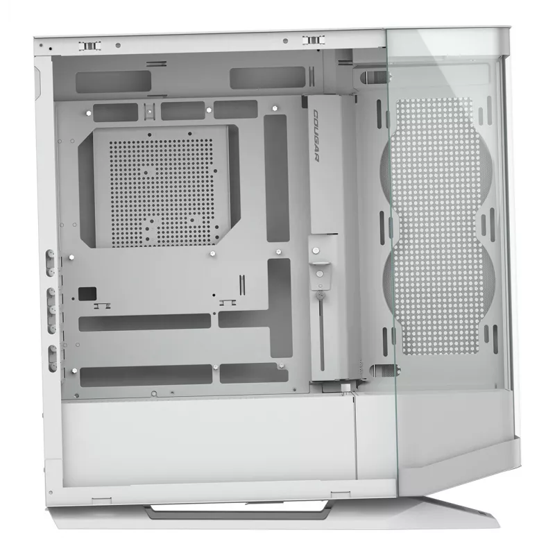 PC Midi Tower korpusas Cougar FV270 — Baltas, ATX/ EATX/ Micro-ITX, 2×3.5 colio + 2×2.5 colio, 120/140 mm ventiliatoriai