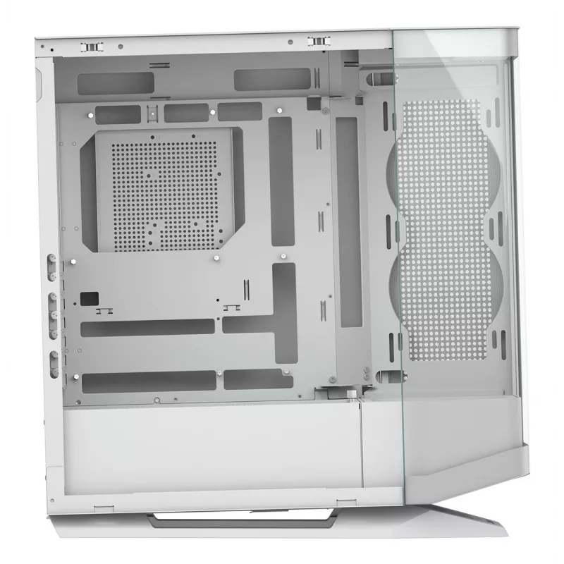 PC Midi Tower korpusas Cougar FV270 — Baltas, ATX/ EATX/ Micro-ITX, 2×3.5 colio + 2×2.5 colio, 120/140 mm ventiliatoriai