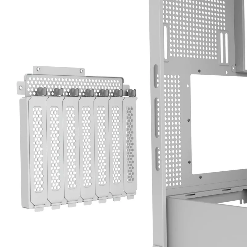 PC Midi Tower korpusas Cougar FV270 — Baltas, ATX/ EATX/ Micro-ITX, 2×3.5 colio + 2×2.5 colio, 120/140 mm ventiliatoriai