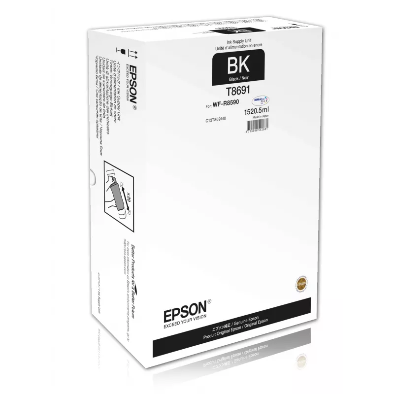 Epson T8691 C13T869140 juodas rašalo tiekimo modulis, WorkForce Pro WF-R8590