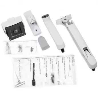 Ergotron HX Series HX ARM SU LABAI SUNKIU PIVOTU SIENAI BALTA 1000R 57 colių MONITORIAMS