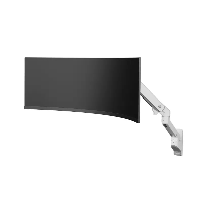 Ergotron HX Series HX ARM SU LABAI SUNKIU PIVOTU SIENAI BALTA 1000R 57 colių MONITORIAMS
