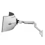 Ergotron HX Series HX ARM SU LABAI SUNKIU PIVOTU SIENAI BALTA 1000R 57 colių MONITORIAMS