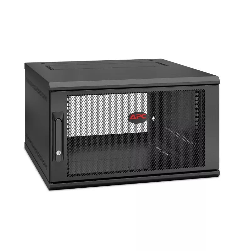 APC NetShelter WX AR106SH6, 6U, 19 colių sieninis jungiamasis spintelis, 600 mm gylio, surinktas