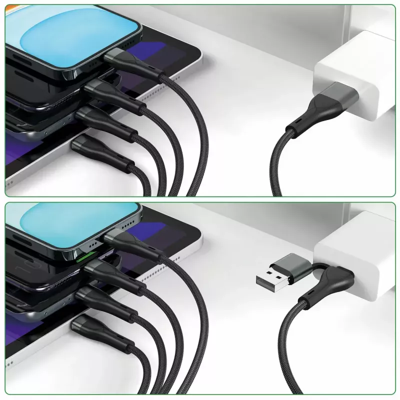 USB laidas 4smarts 541023 4in2 1,2 m