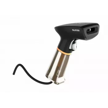 Rankinis brūkšninių kodų skaitytuvas SUNMI U2 2D USB juodas
