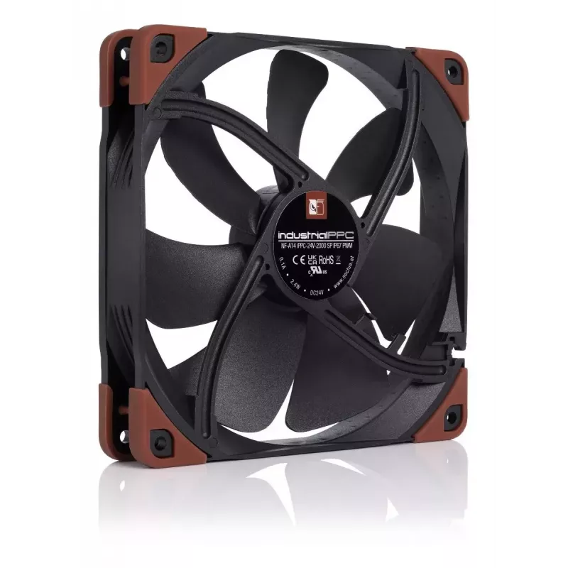 Ventiliatorius Noctua NF-A14 14 cm 500-2000 RPM Juoda Ruda