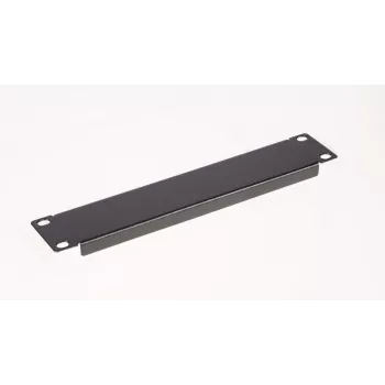 Tuščia panelė EQUIP EZBP-10-B — metalinė, juoda, 1U, 123 g
