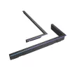 RGB apšvietimo rinkinys ASUS TUF GAMING GT502 Horizon — ARGB 3 kontaktų, 5 V, 1.44 A, magnetinis tvirtinimas, Midi Tower suderinamas, Juodos spalvos
