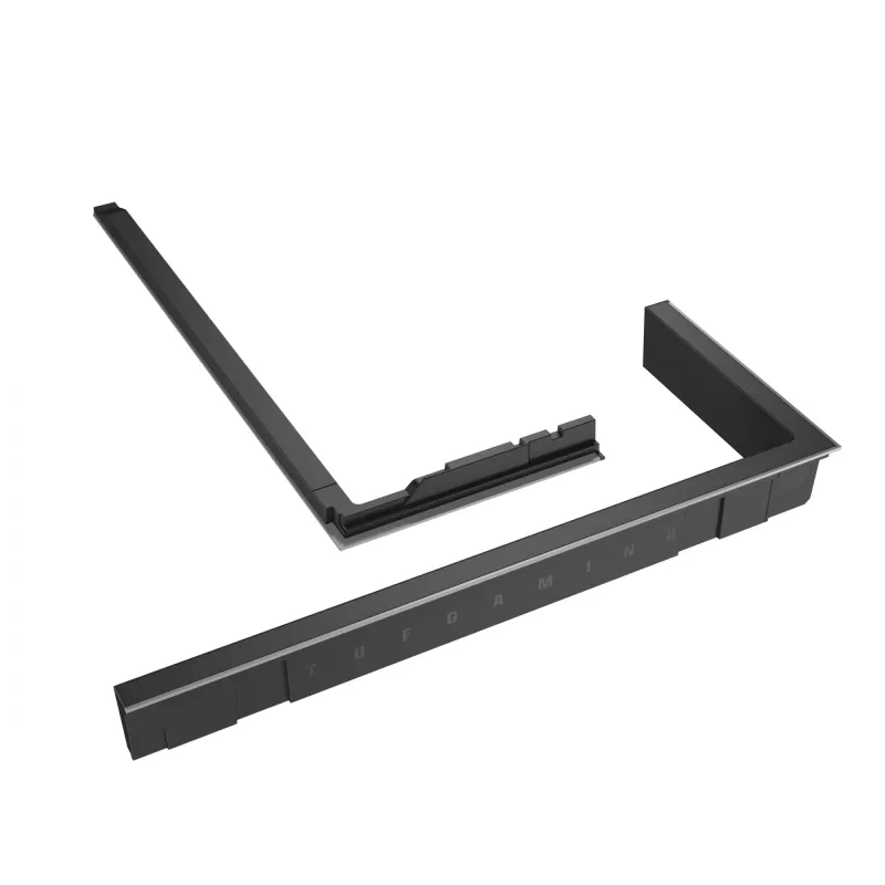 RGB apšvietimo rinkinys ASUS TUF GAMING GT502 Horizon — ARGB 3 kontaktų, 5 V, 1.44 A, magnetinis tvirtinimas, Midi Tower suderinamas, Juodos spalvos