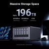 Ugreen DXP6800 Pro NAS stalinis kompiuteris Intel® Core™ i5 8 GB DDR5 pilka, juoda
