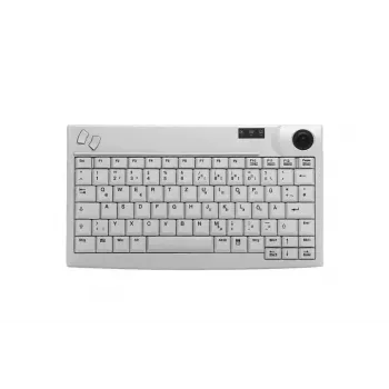 Klaviatūra Contour Design Active Key AK-440, biuro, USB, QWERTZ vokiškas, balta