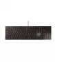 CHERRY KC 6000 Slim klaviatūra, laidinė, USB, AZERTY, Belgijos išdėstymas, juoda