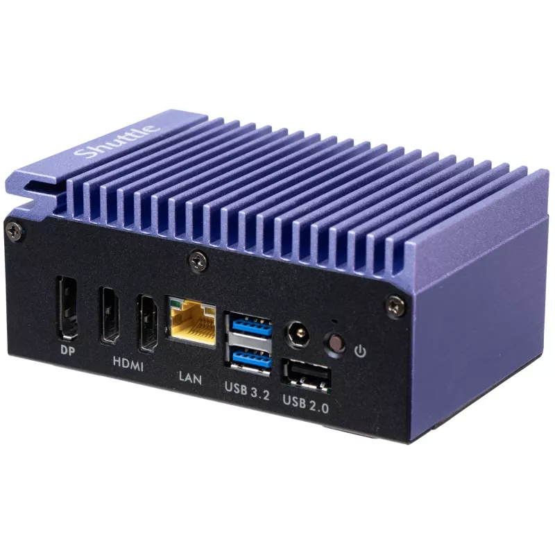 Mini kompiuteris Shuttle Edge PC SPCEL12 Intel Celeron J6412 1x DDR4 0GB 2x HDMI be OS