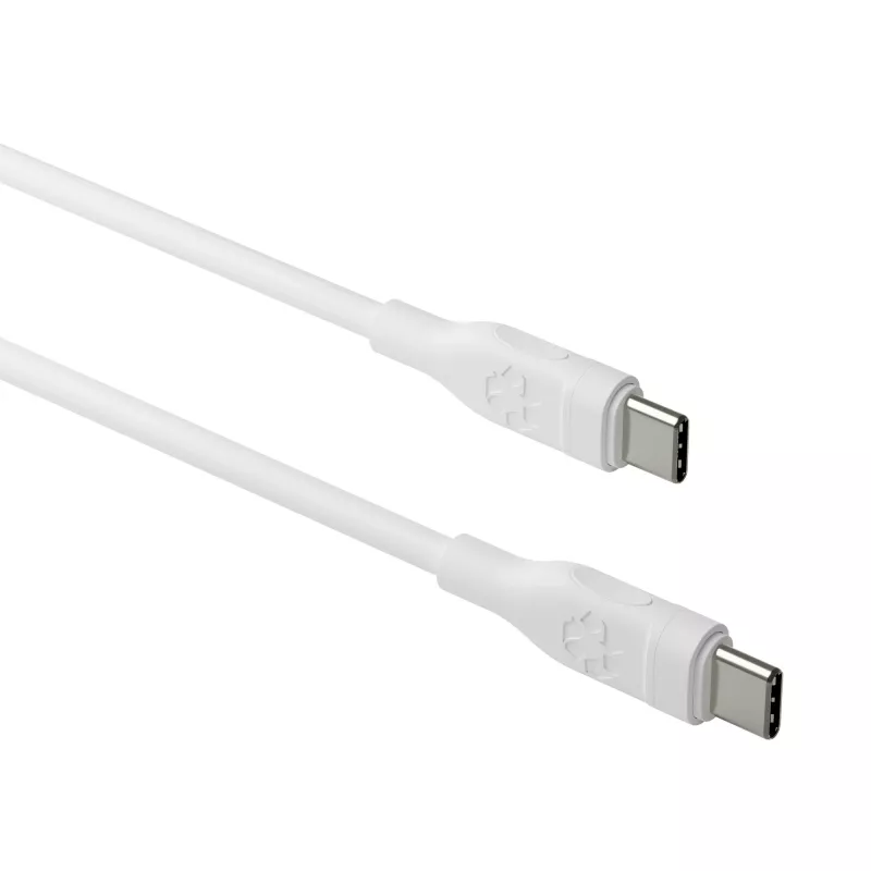 USB-C į USB-C laidas d bramante re-charge Pro 1.2 m USB 2.0, 0.48 Gbit/s, baltas