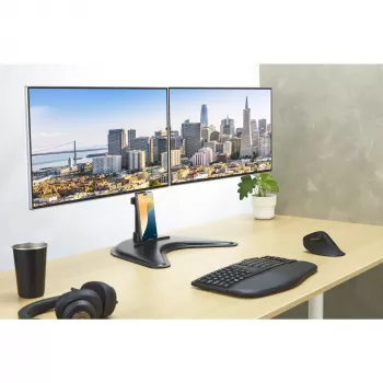 Kensington SmartFit Ergo Freestanding Dual Monitor Stovas, laisvai pastatomas, 20 kg, 68,6 cm (27 colių), 100 x 100 mm, aukščio reguliavimas, juoda