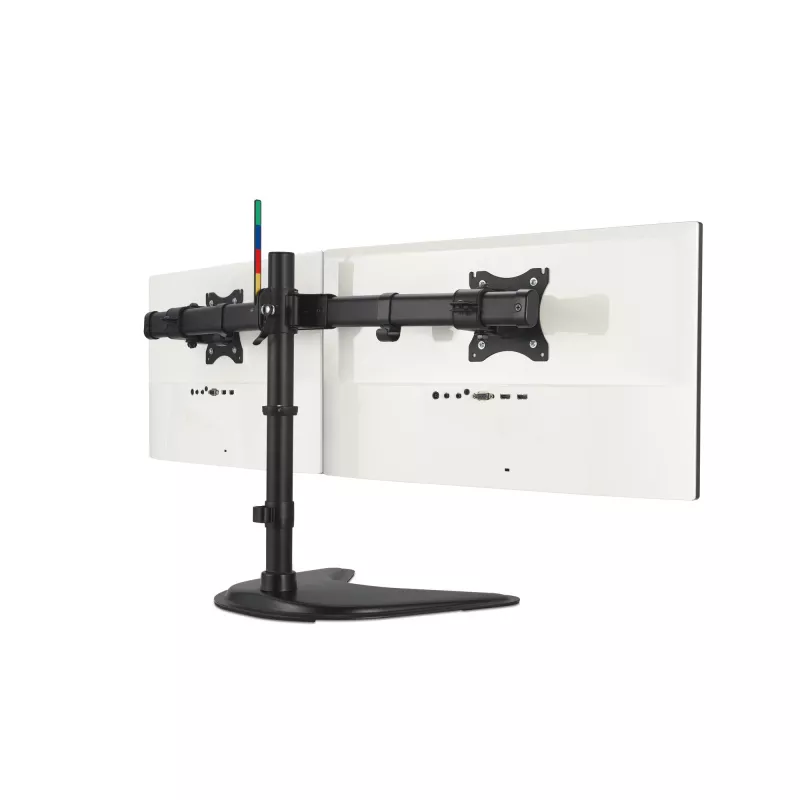 Kensington SmartFit Ergo Freestanding Dual Monitor Stovas, laisvai pastatomas, 20 kg, 68,6 cm (27 colių), 100 x 100 mm, aukščio reguliavimas, juoda