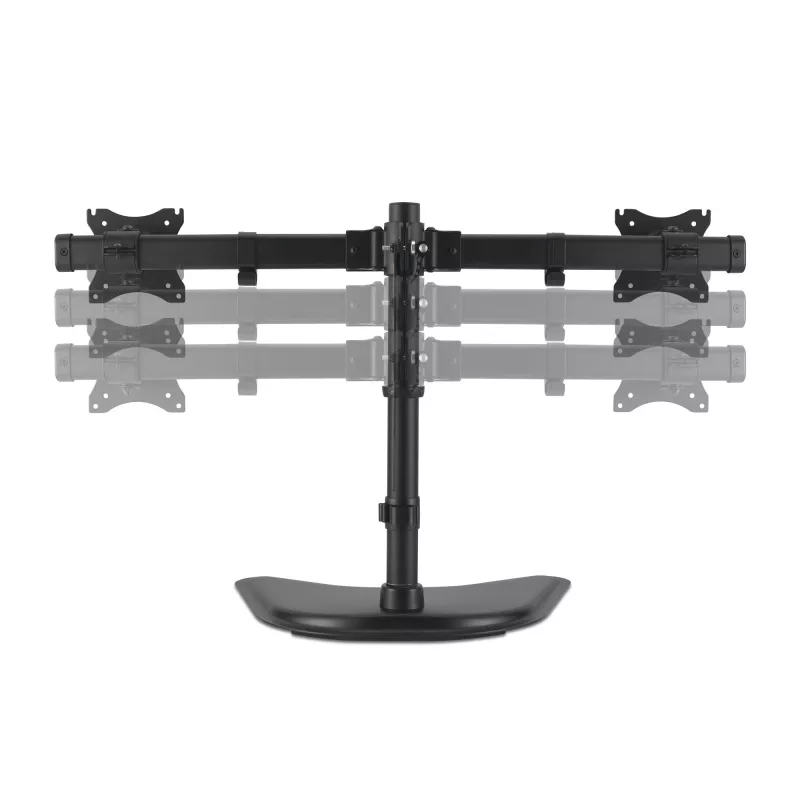 Kensington SmartFit Ergo Freestanding Dual Monitor Stovas, laisvai pastatomas, 20 kg, 68,6 cm (27 colių), 100 x 100 mm, aukščio reguliavimas, juoda