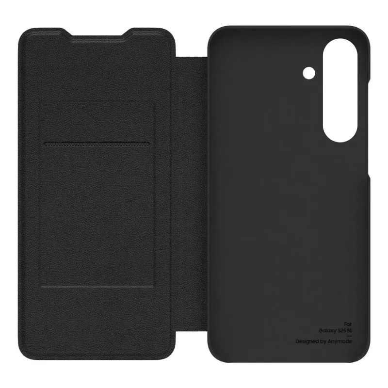Dėklas Flip Case Samsung Galaxy S25 FE 6,7 col. Juodas Monochromatinis