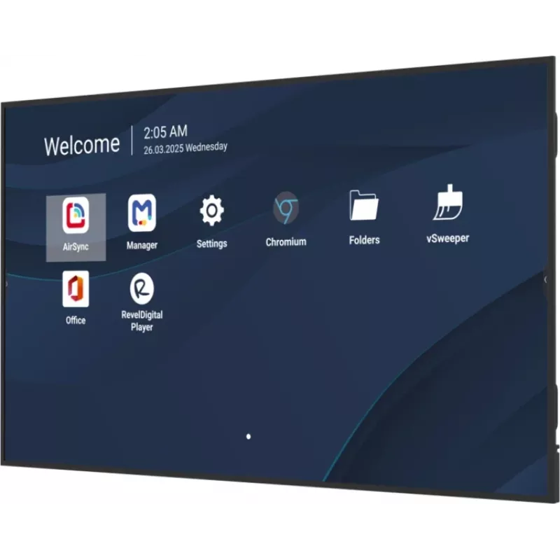 Profesionalus 98 colių 4K komercinis ekranas VIEWSONIC CDE9831-1C, 3840x2160, 500 cd/m², Android 14, 24/7