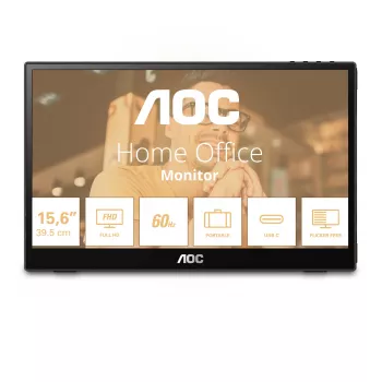 Nešiojamas monitorius AOC 16T3EA 15.6 inch Full HD 1920x1080 juodas