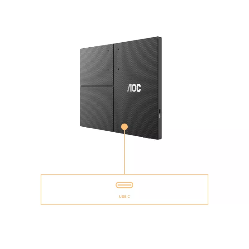 Nešiojamas monitorius AOC 16T3EA 15.6 inch Full HD 1920x1080 juodas