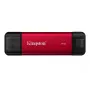 Išorinis SSD Kingston 1TB Dual USB-A/USB-C nešiojamas SSD — USB 3.2 Gen 2, Skaitymas 1050 MB/s, Rašymas 950 MB/s, Juoda/Raudona