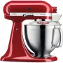 Virtuvinis kombainas KITCHENAID Artisan 5KSM185PS, 4,8 L nerūdijančio plieno dubuo, 300 W, 10 greičių, raudonas