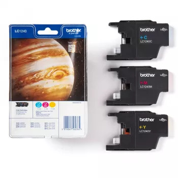 Originalus Brother LC1240RBWBP XL Multipack rašalo kasetės C, M, Y