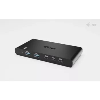 KVM dokavimo stotelė i-tec 2 hostams HDMI, USB-C sąsaja, PD 2×100W, 4K@60Hz, 2×USB-A
