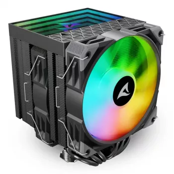 Oro aušintuvas Sharkoon A60 RGB 12 cm 500-1800 RPM Juodas