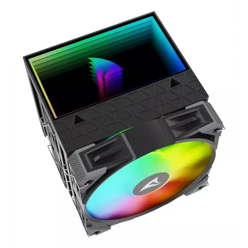 Oro aušintuvas Sharkoon A60 RGB 12 cm 500-1800 RPM Juodas